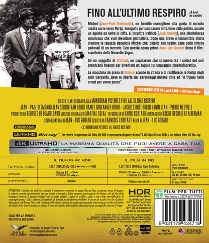 Blu-Ray 4K Uhd Fino All'ultimo Respiro (4K Ultra Hd + Blu-Ray Hd