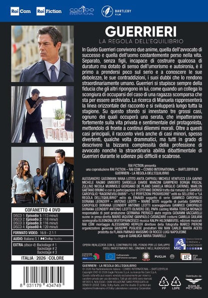 Dvd Guerrieri - La Regola Dell'equilibrio (4 Dvd