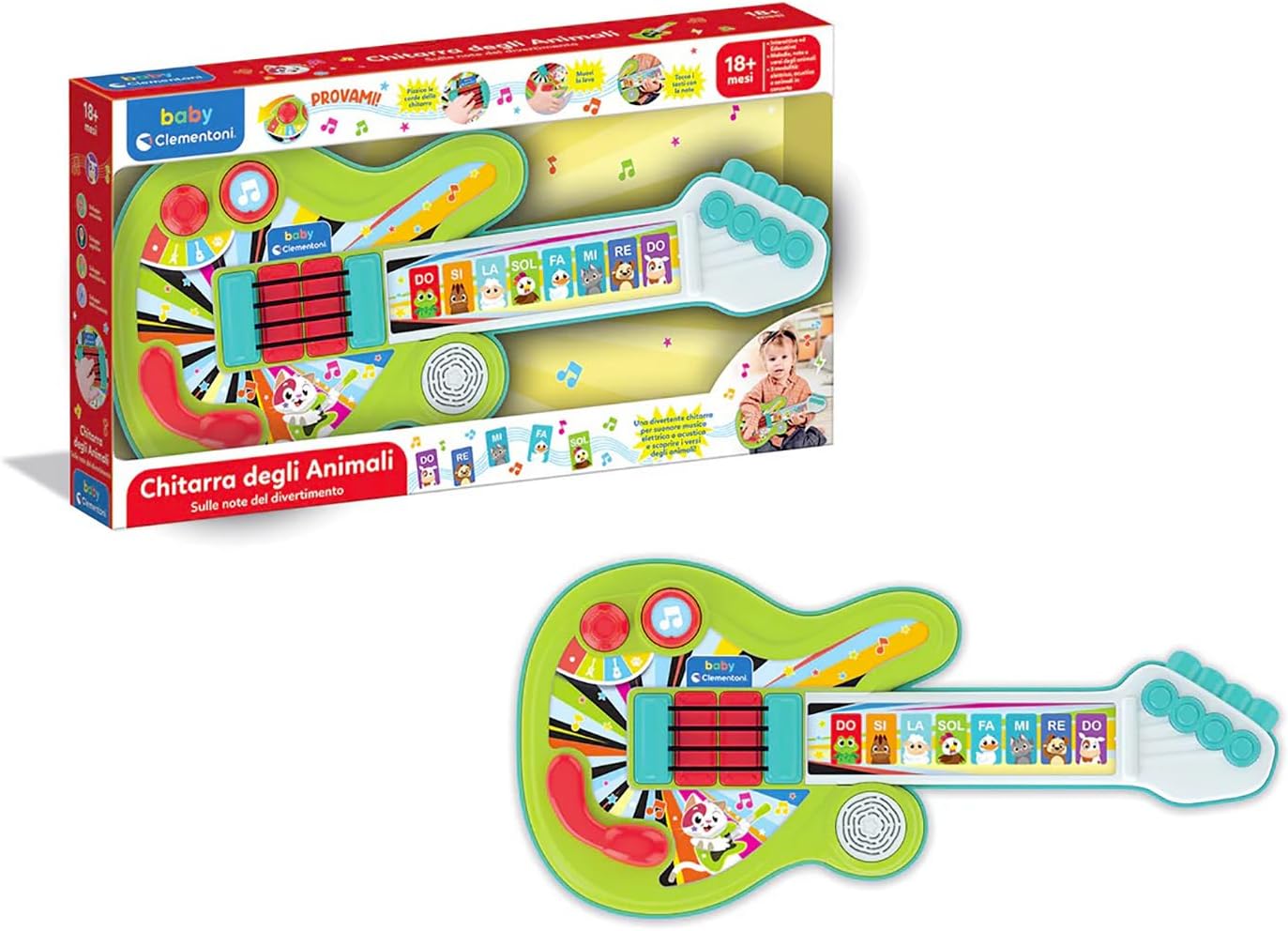 Clementoni Baby Gitaar Dieren