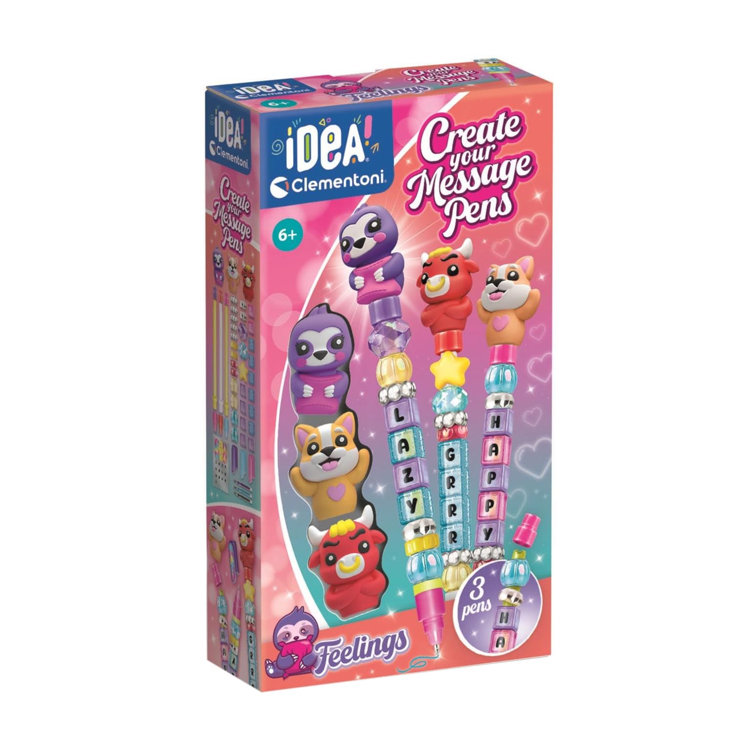 Clementoni: Idea - Mini Lab Penne Message Feelings