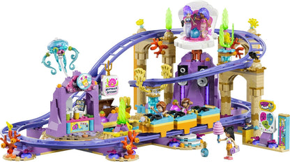 LEGO Friends Zeemeerminnenachtbaan Speelgoed voor Kinderen vanaf 8 Jaar - Bouwpakket met 5 Poppetjes, Bubbeltheekraam, Schelpenpodium en Zwembad - Cadeau voor Meisjes en Jongens - 42703