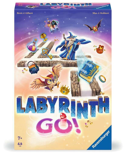Ravensburger familiespel 24699 - Labyrinth Go! - Bordspel voor 1 tot 4 personen, bordspel voor kinderen van 7 jaar en ouder