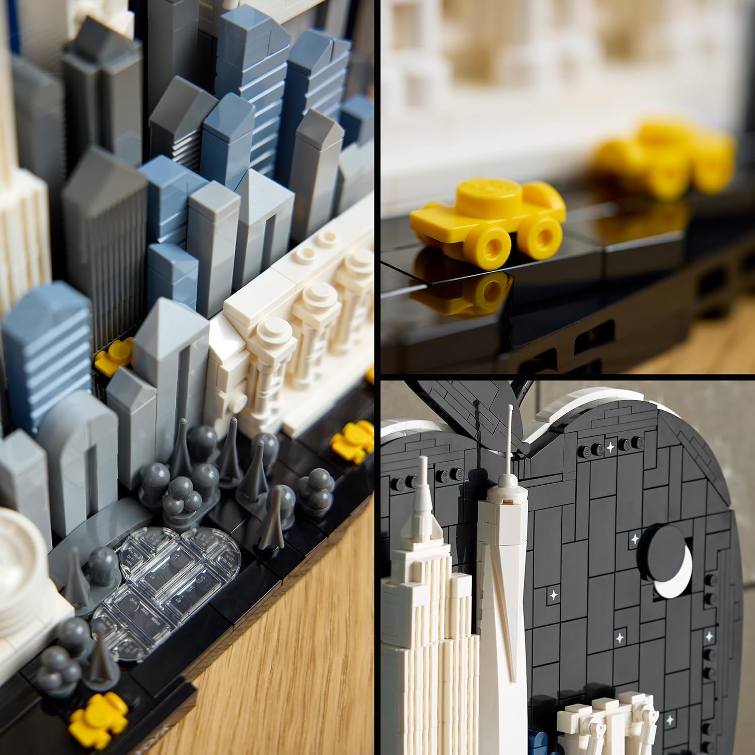 LEGO Architecture New York City – The Big Apple Bouwpakket voor Volwassenen met Bezienswaardigheden incl. Empire State Building en Brooklyn Bridge - Woondecoratie of Kantoor Decoratie - Cadeau 21066