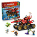 LEGO NINJAGO Land-Bounty - Bouwpakket voor Kinderen Vanaf 9 Jaar met 3 Voertuigen en 6 Minifiguren - Incl. Speelgoed Motor, Terreinbuggy en Schip - Cadeau voor Jongens en Meisjes - 71869