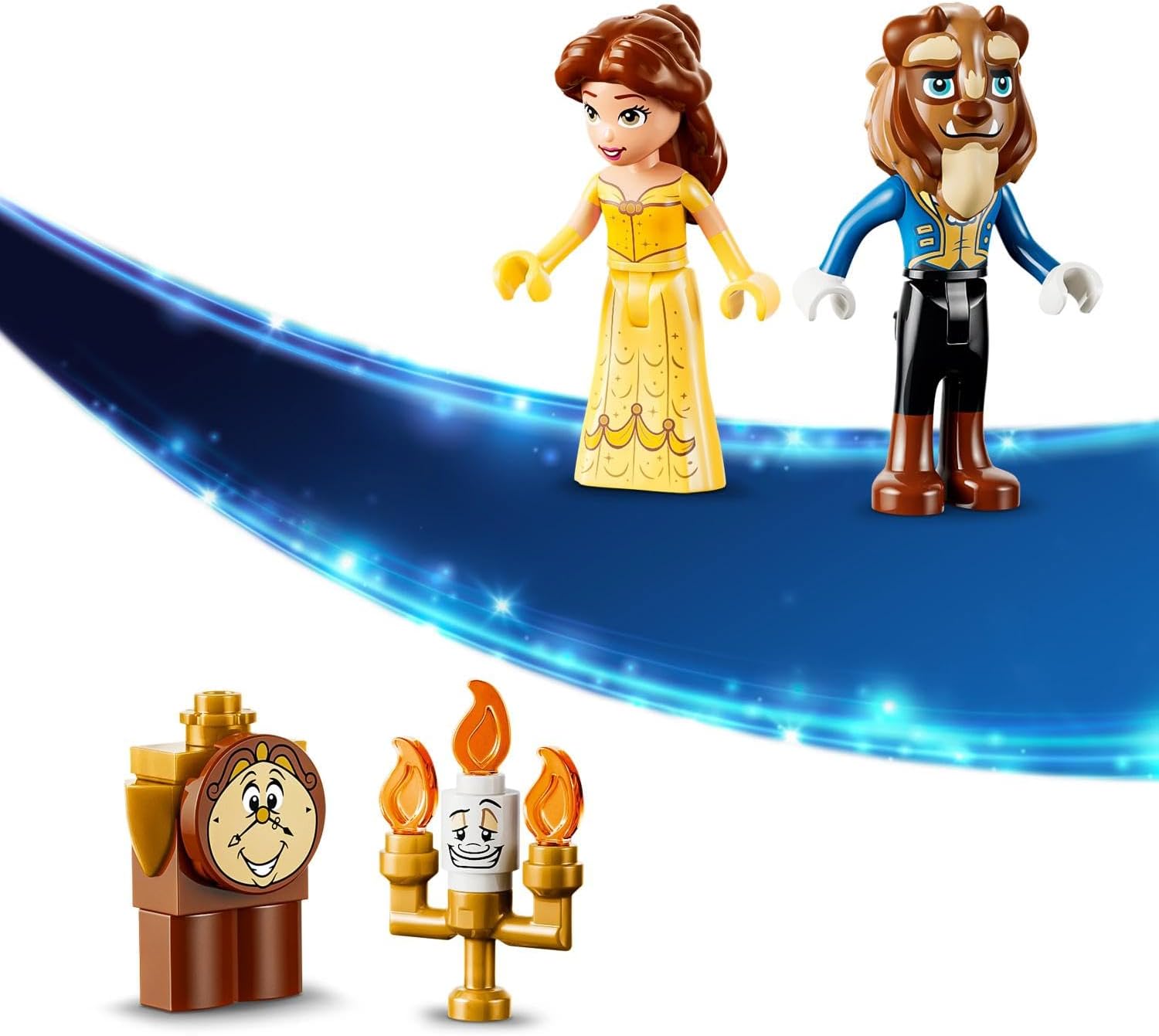 LEGO | Disney Princess Het Betoverde Kasteel van Belle en het Beest Bouwbaar Speelgoed met 2 Poppetjes en Lumière Figuur - Cadeau voor Meisjes en Jongens vanaf 5 Jaar en Beauty & the Beast Fans 43289