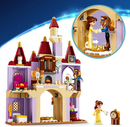 LEGO | Disney Princess Het Betoverde Kasteel van Belle en het Beest Bouwbaar Speelgoed met 2 Poppetjes en Lumière Figuur - Cadeau voor Meisjes en Jongens vanaf 5 Jaar en Beauty & the Beast Fans 43289