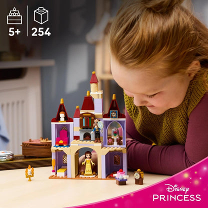 LEGO | Disney Princess Het Betoverde Kasteel van Belle en het Beest Bouwbaar Speelgoed met 2 Poppetjes en Lumière Figuur - Cadeau voor Meisjes en Jongens vanaf 5 Jaar en Beauty & the Beast Fans 43289