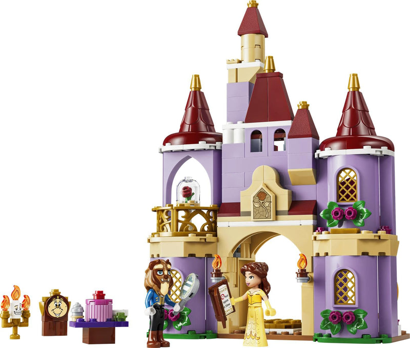 LEGO | Disney Princess Het Betoverde Kasteel van Belle en het Beest Bouwbaar Speelgoed met 2 Poppetjes en Lumière Figuur - Cadeau voor Meisjes en Jongens vanaf 5 Jaar en Beauty & the Beast Fans 43289