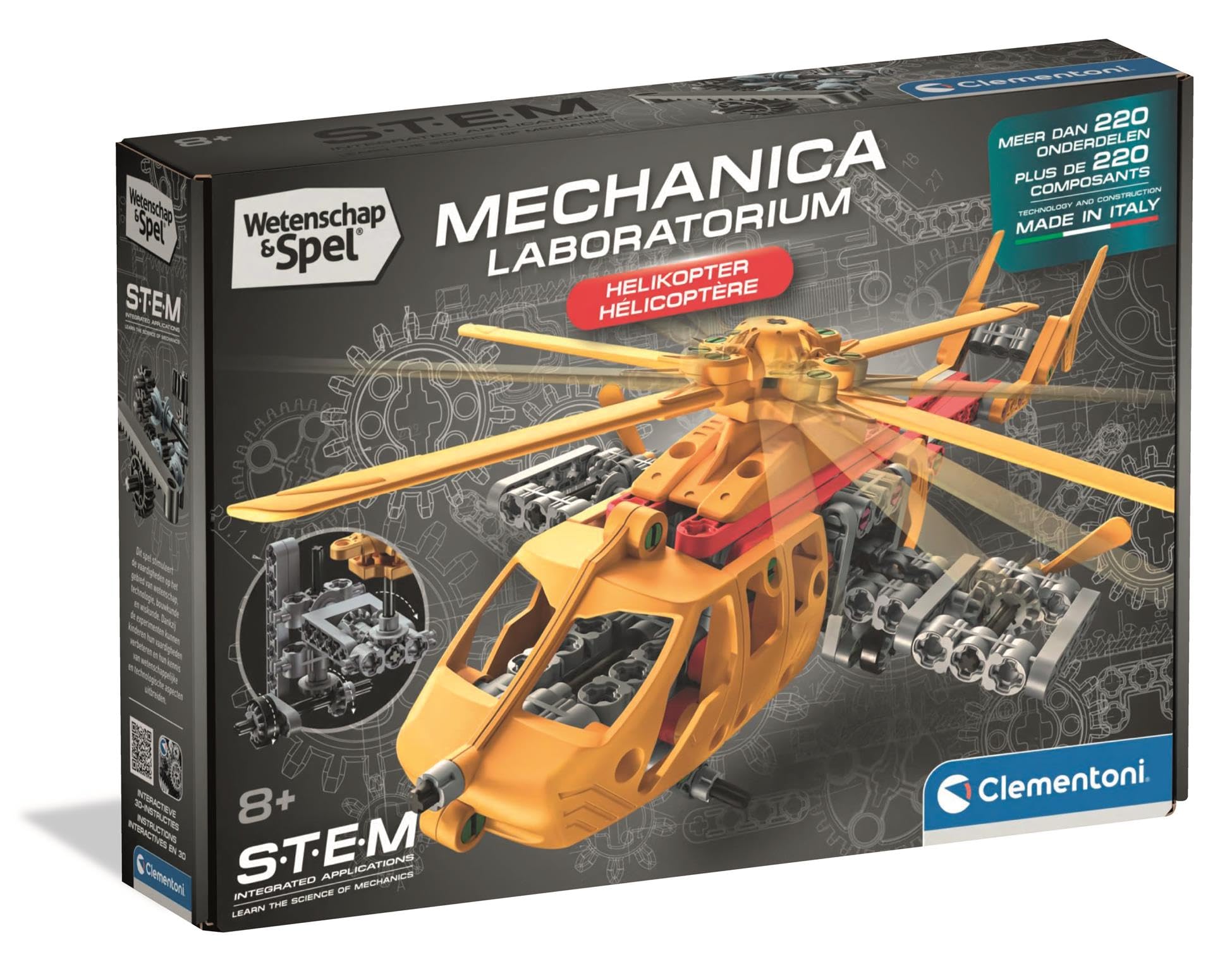 Clementoni Wetenschap & Spel Helikopter - 220+ dlg.