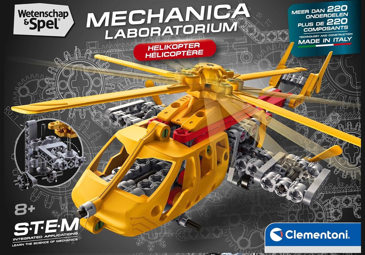 Clementoni Wetenschap & Spel Helikopter - 220+ dlg.