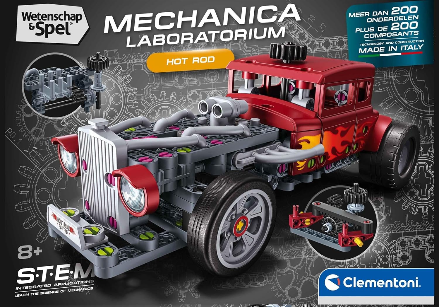 Clementoni Wetenschap & Spel Hot Rod - 200+ dlg.