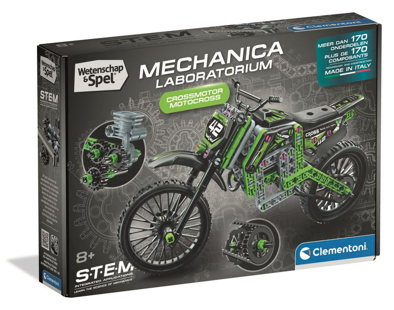 Clementoni Wetenschap & Spel Crossmotor - 170+ dlg.