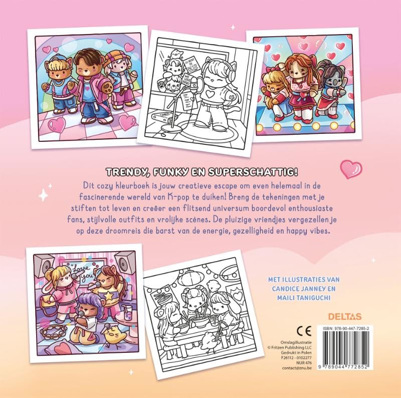 Cozy K-Pop - Comfy Kleurboek Jade Summer