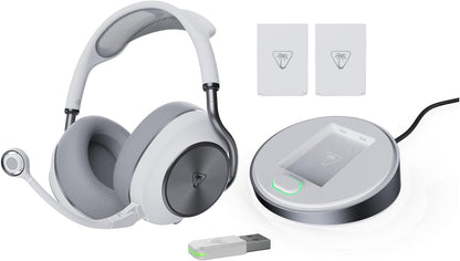 Turtle Beach Stealth Pro II Wit Premium draadloze gamingheadset voor Xbox Series X en S, PS5, PS4 en PC met G Dolby Atmos ruimtelijke audio, actieve ruisonderdrukking en CrossPlay 2.0 multiplatform