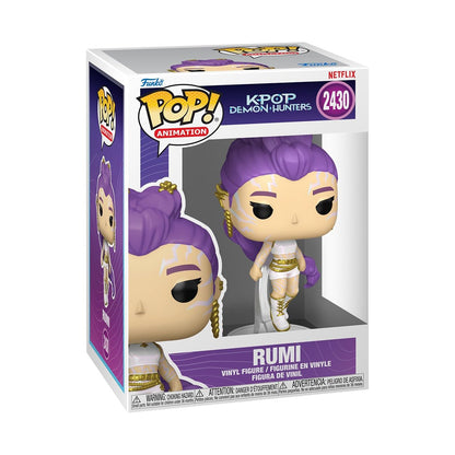 Funko POP! animatie: Netflix - KPOP Demon Hunters - Rumi with Chase - 1 in 6 kans of receiving the zeldzame Chase variant (Glow in the Dark) - vinylfiguur om te verzamelen - cadeau-idee
