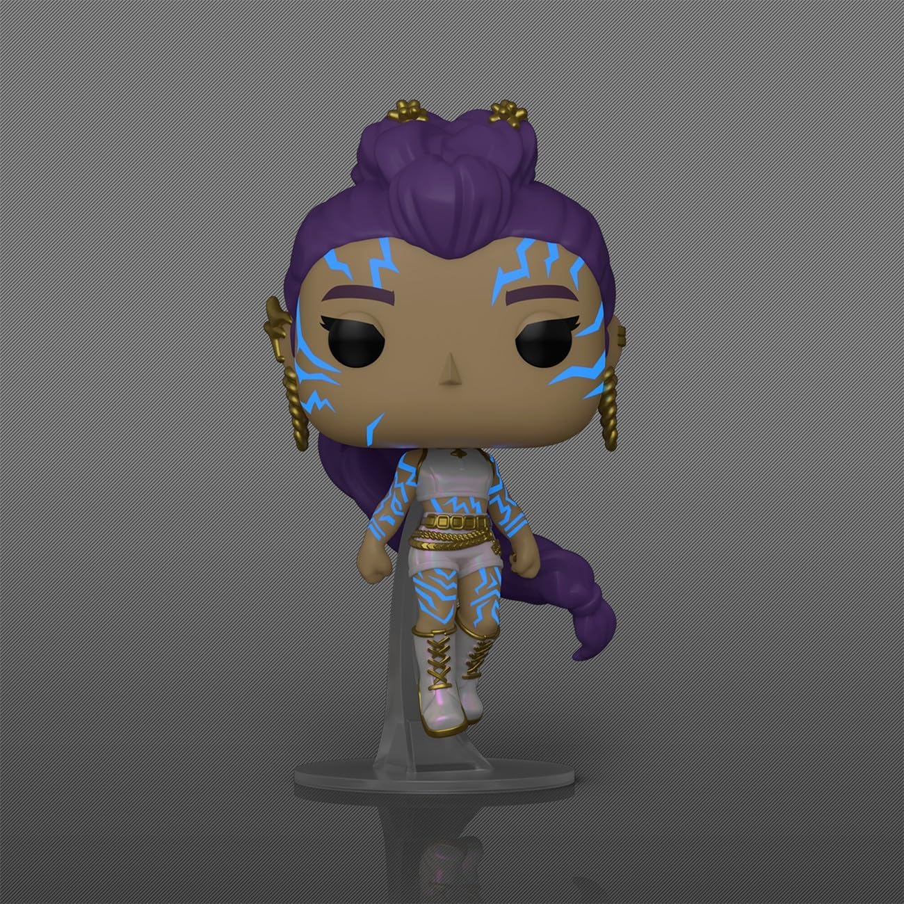 Funko POP! animatie: Netflix - KPOP Demon Hunters - Rumi with Chase - 1 in 6 kans of receiving the zeldzame Chase variant (Glow in the Dark) - vinylfiguur om te verzamelen - cadeau-idee