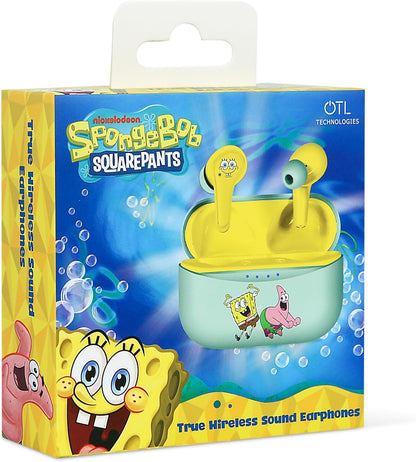 OTL Technologies SpongeBob SquarePants TWS Wireless Earphones with Charging Case