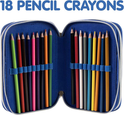 Cerda - Pencil Case With Accessories - Sonic (I-2700002296)