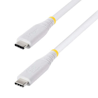 StarTech 1m (3ft) USB4 Cable, 40Gbps, USB-IF Certified USB-C Cable, 240W, 8K 60Hz/4K 240Hz DP2.1, Thunderbolt 4 Compatible, White