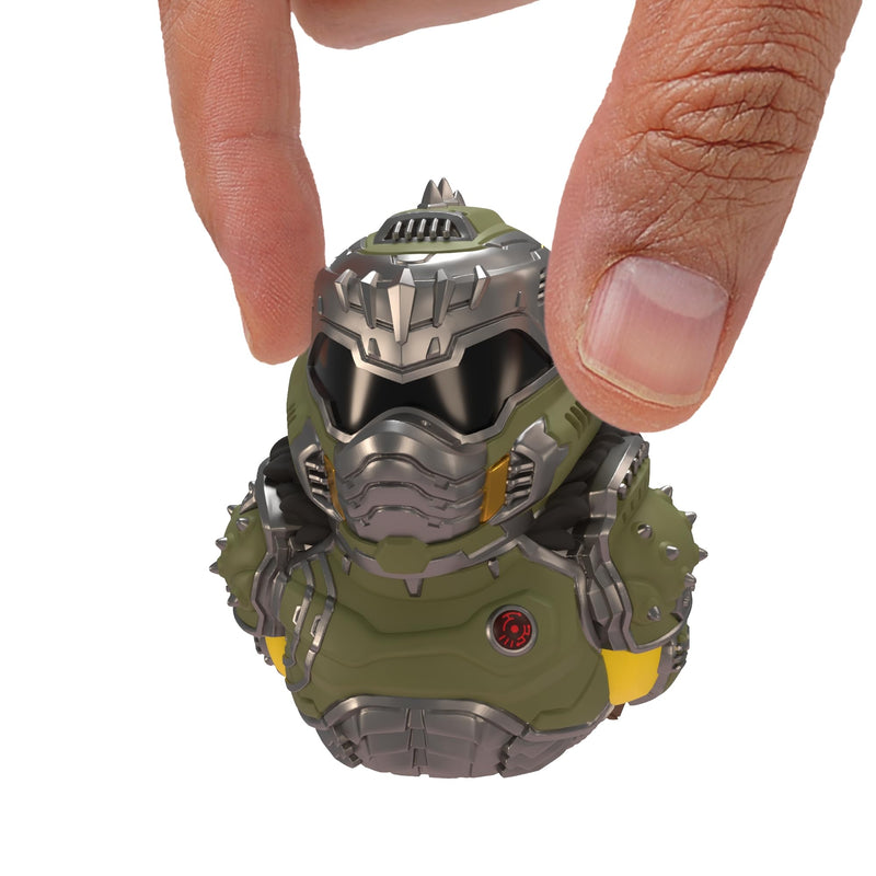 TUBBZ Mini: Doom Dark Ages - Doom Slayer Cosplaying Rubber Duck Vinyl Figure – Official Collectible for Fans of Doom Dark Ages