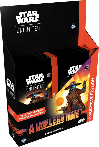 Asmodee Star Wars: Unlimited TCG A Lawless Time CARBONITE BOOSTER PACK - Premium Variant Cards Including Hyperspace Foil, Showcase & Exclusive Prestige Cards, Ages 12+, 2+ Players, 20 Minute Playtime