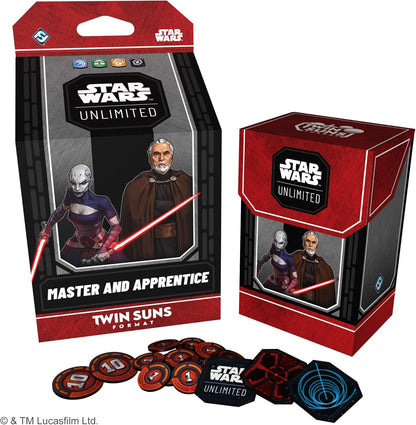 Asmodee | Star Wars: Unlimited TCG | Twin Suns DECK DISPLAY | 4 Prebuilt 80-Card Multiplayer Decks | Clone Wars Leaders | Legendary Cards & Exclusive Content | From Age 12 | 3 to 4 Players | 20 Min