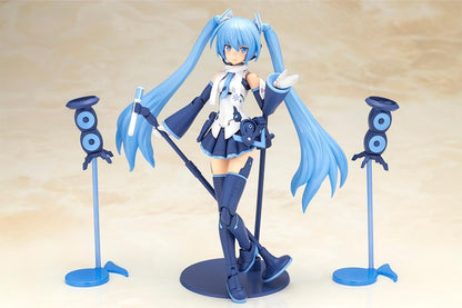 Kotobukiya Frame Arms Girl Frame Music Girl Snow Miku Another Color Version, Total Height Approx. 5.9 inches (150 mm), Non-Scale Plastic Model