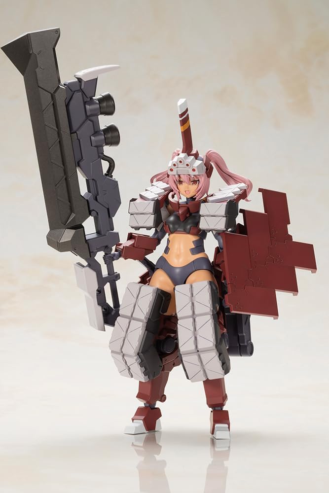 Kotobukiya Frame Arms Girl Kirehama Tetu (White Army Specification) Total Height Approx. 7.5 inches (191 mm), Non-Scale Plastic Model