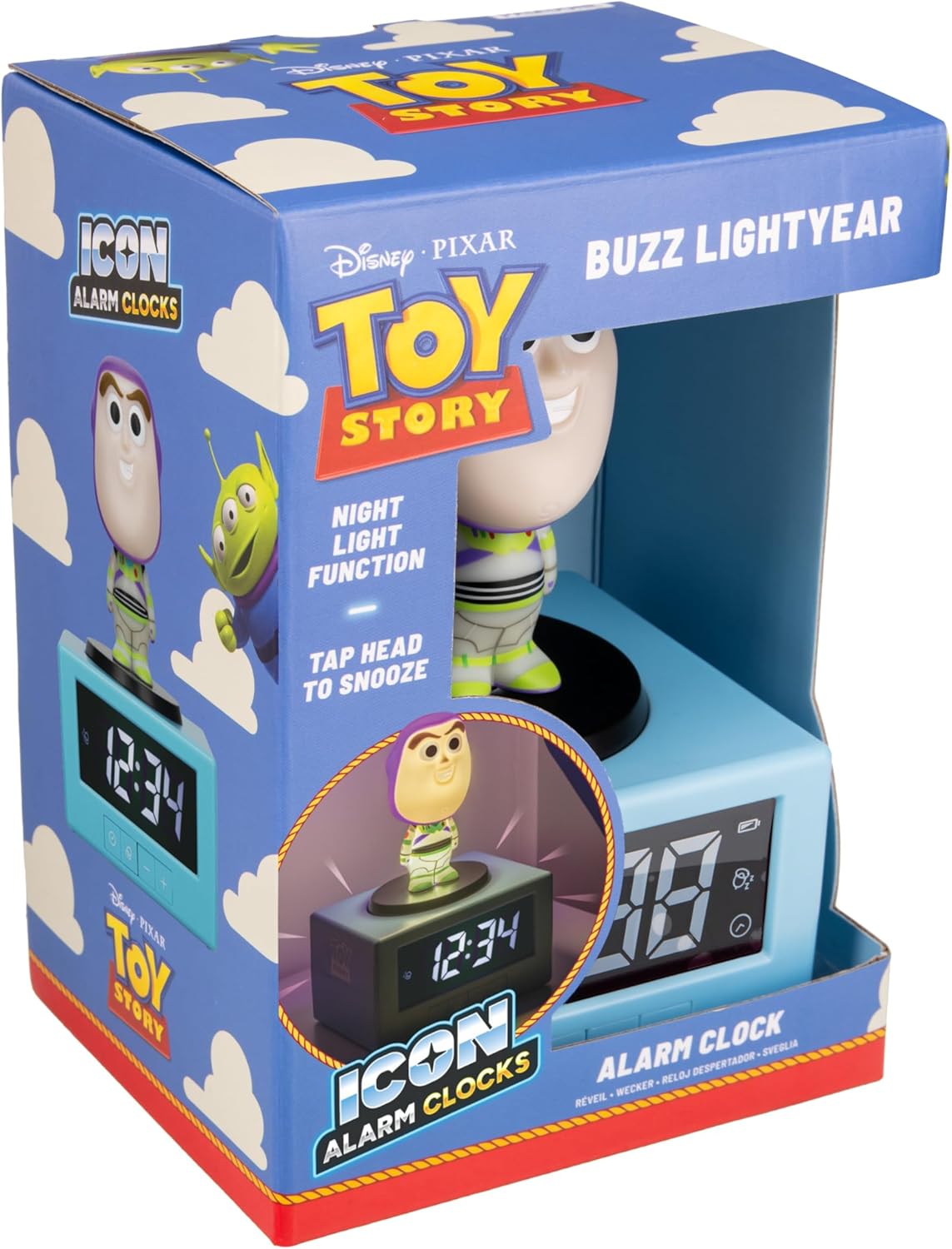 Paladone Icons: Disney Toy Story - Buzz Lightyear Alarm Clock (Pp15992Tsid)