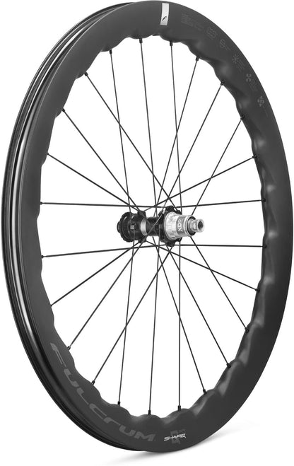 Fulcrum Sharq GR C30-28 Inch Carbon Gravel Race Wheels, Profile 47/52 mm, AFS Disc Brake, 2-Way Adjustment, Campagnolo N3W Bodice with Adapter Kit 11/12 V