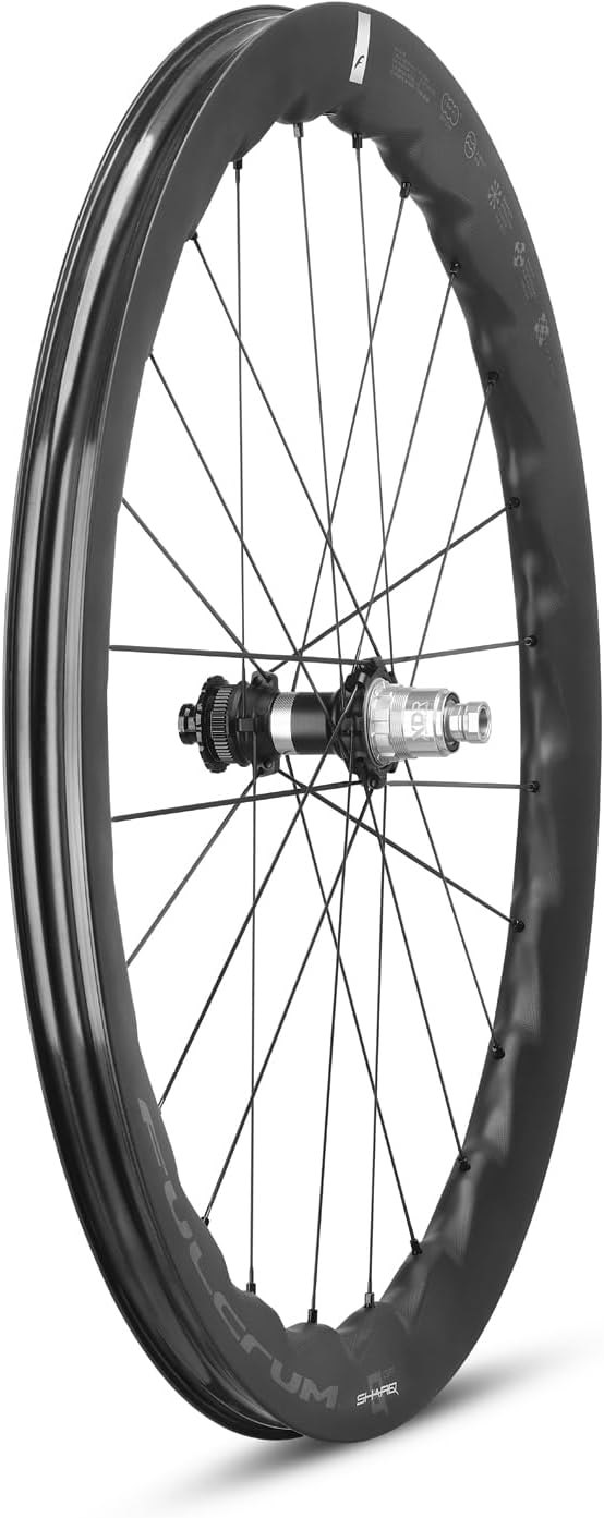 Fulcrum Sharq GR C30 Gravel Race Carbon Wheels, 28 Inch, Profile 47/52 mm, Disc Brake AFS, 2-Way Fit, Shimano HG