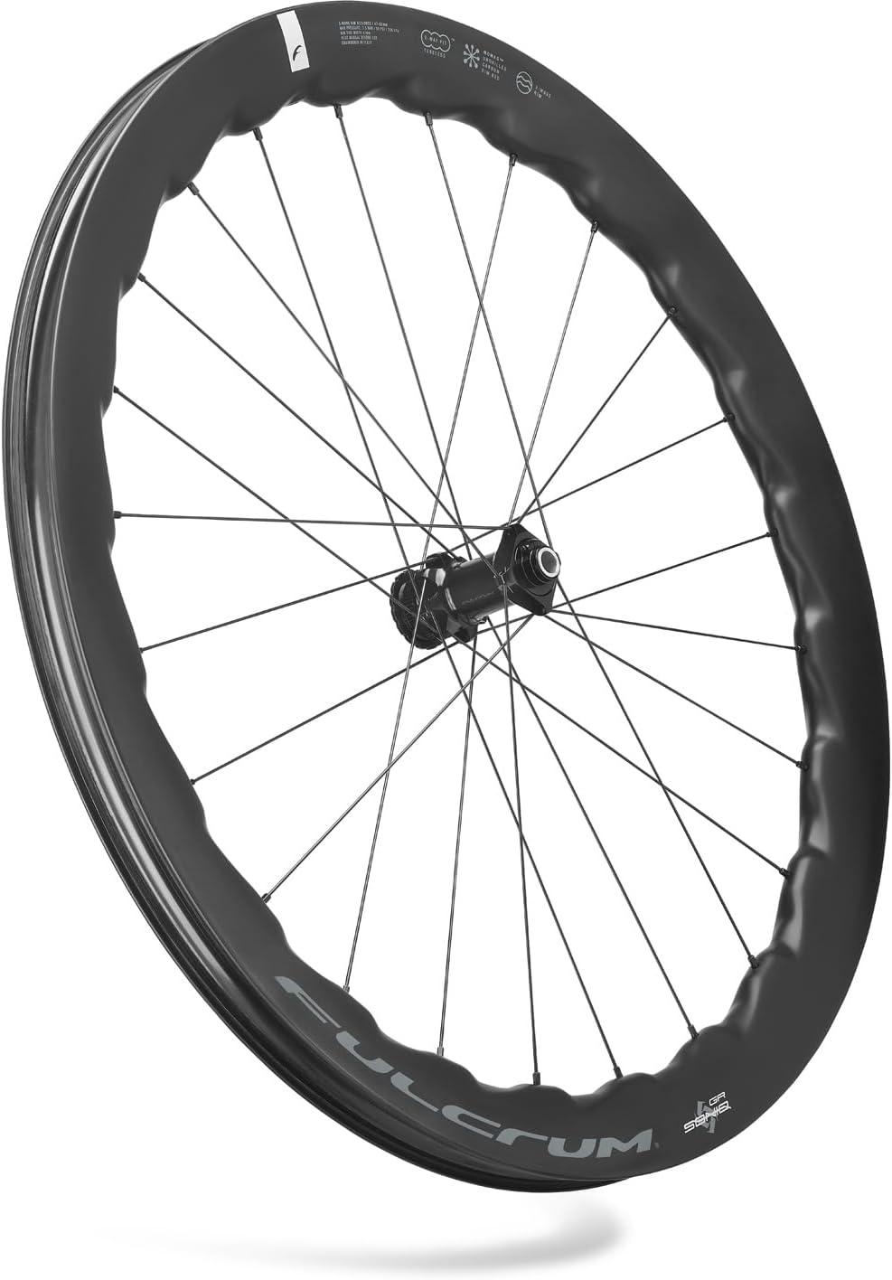 Fulcrum Soniq GR C30 Carbon Wheels, 28 Inch, Profile 47/52 mm, Disc Brake AFS, 2-Way Fit, Shimano HG