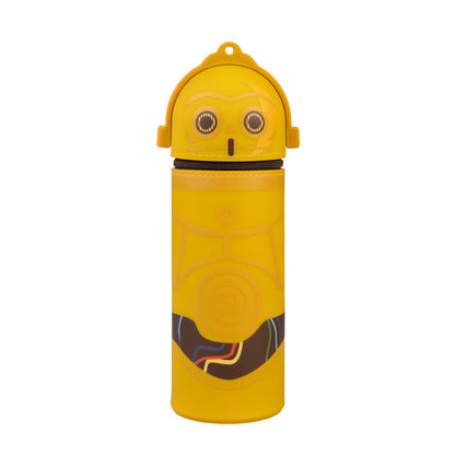 Grupo Erik Mäppchen Star Wars C-3PO 1 Fach - Stift Etui Schule - Federmäppchen Mädchen Schlampermäppchen Jungen Federtasche Star Wars Merch