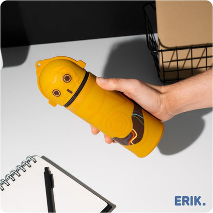 Grupo Erik Mäppchen Star Wars C-3PO 1 Fach - Stift Etui Schule - Federmäppchen Mädchen Schlampermäppchen Jungen Federtasche Star Wars Merch