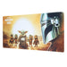 Grupo Erik Tappetino Mouse XXL Mandalorian e Grogu - Tappetino Scrivania Impermeabile e Antiscivolo 80x35cm | Mousepad, Accessori Gaming per Scrivania