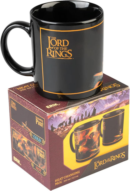 Grupo Erik Tazza Il Segnore degli Anelli - Tazza Colazione Termosensibile, Magica Cambia Colore con Colori Vivaci e Stampa di Alta Qualità 350ml | Tazzine Caffe Particolari, Lord of the Rings