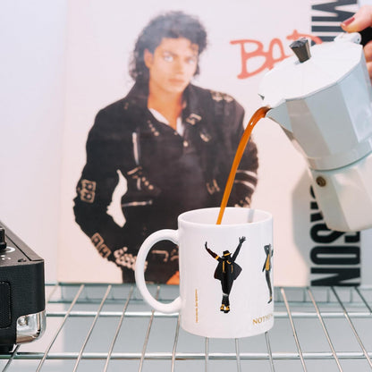 Grupo Erik Tazza Michael Jackson, Nothing is Impossible - Tazza Colazione Ceramica con Colori Vivaci e Stampa di Alta Qualità 350 ml, Adatte a Lavastoviglie e Microonde | Tazzine Caffe Particolari