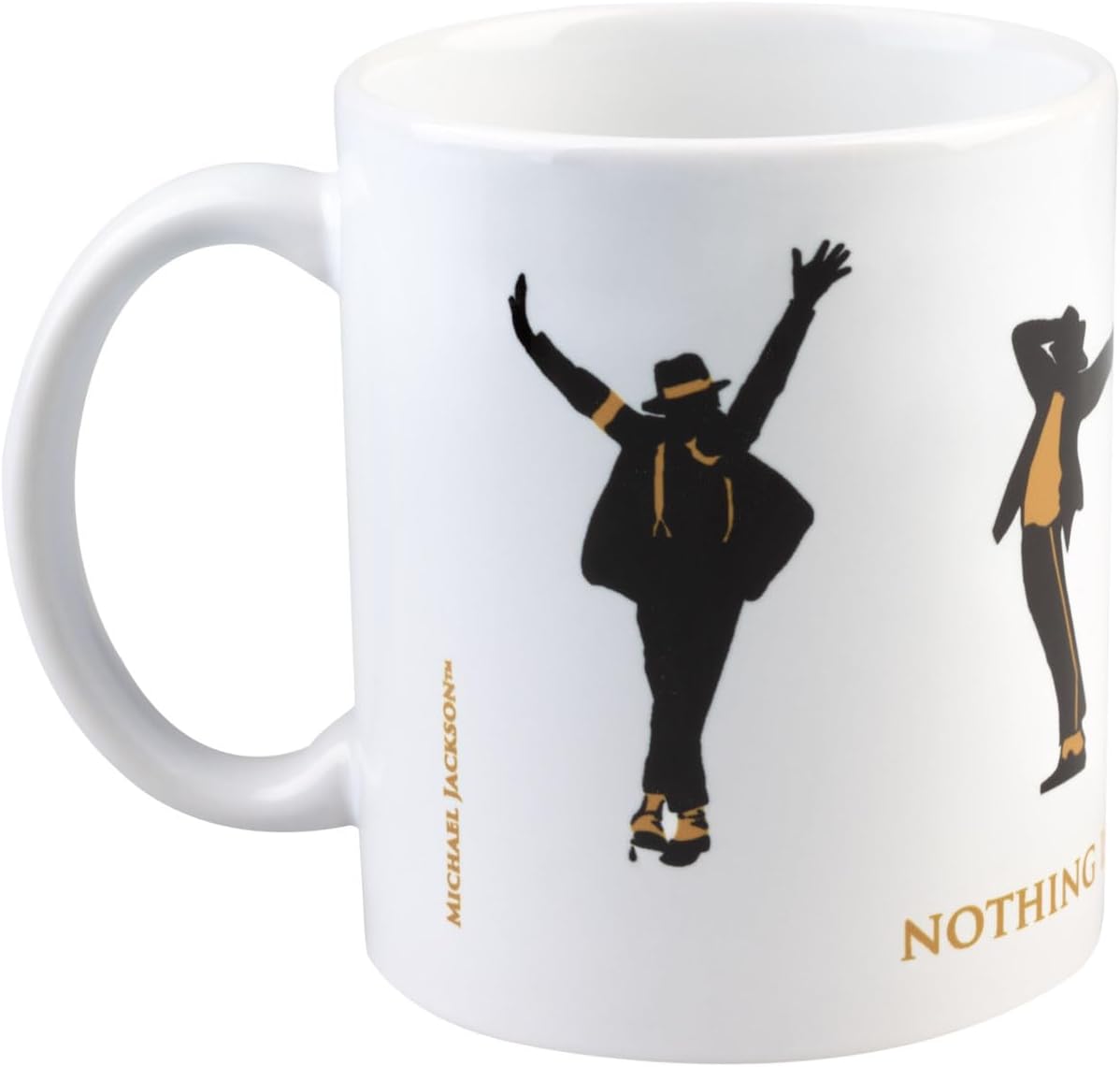Grupo Erik Tazza Michael Jackson, Nothing is Impossible - Tazza Colazione Ceramica con Colori Vivaci e Stampa di Alta Qualità 350 ml, Adatte a Lavastoviglie e Microonde | Tazzine Caffe Particolari
