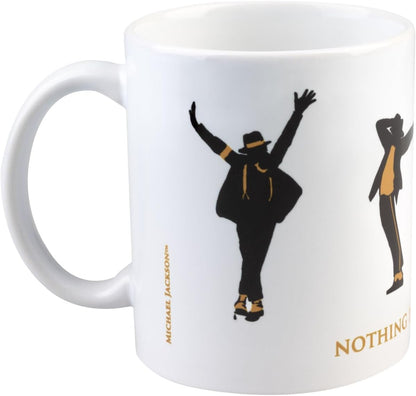 Grupo Erik Tazza Michael Jackson, Nothing is Impossible - Tazza Colazione Ceramica con Colori Vivaci e Stampa di Alta Qualità 350 ml, Adatte a Lavastoviglie e Microonde | Tazzine Caffe Particolari