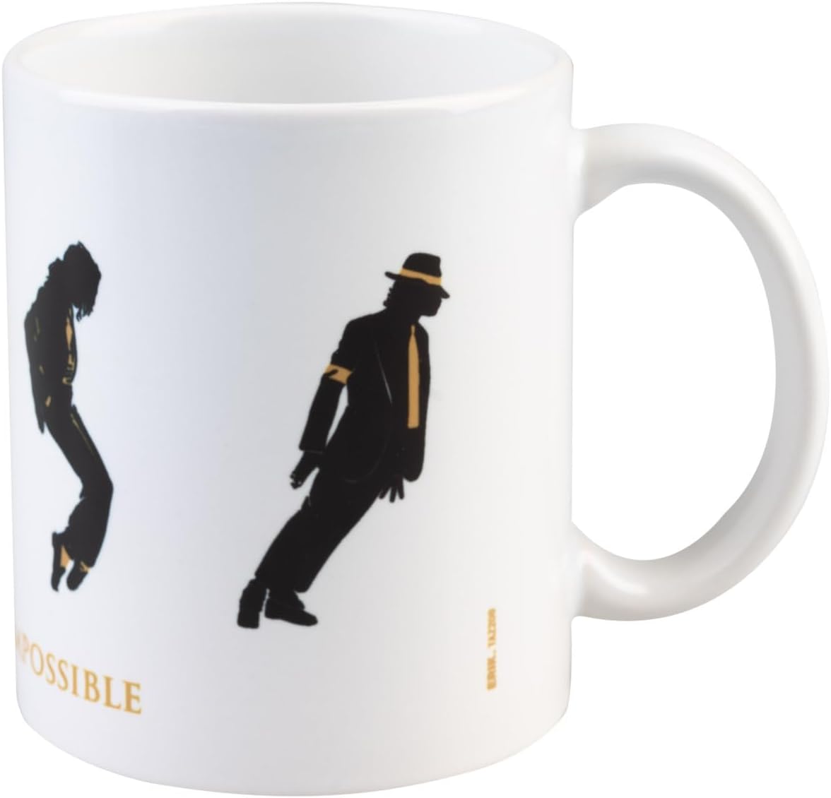 Grupo Erik Tazza Michael Jackson, Nothing is Impossible - Tazza Colazione Ceramica con Colori Vivaci e Stampa di Alta Qualità 350 ml, Adatte a Lavastoviglie e Microonde | Tazzine Caffe Particolari