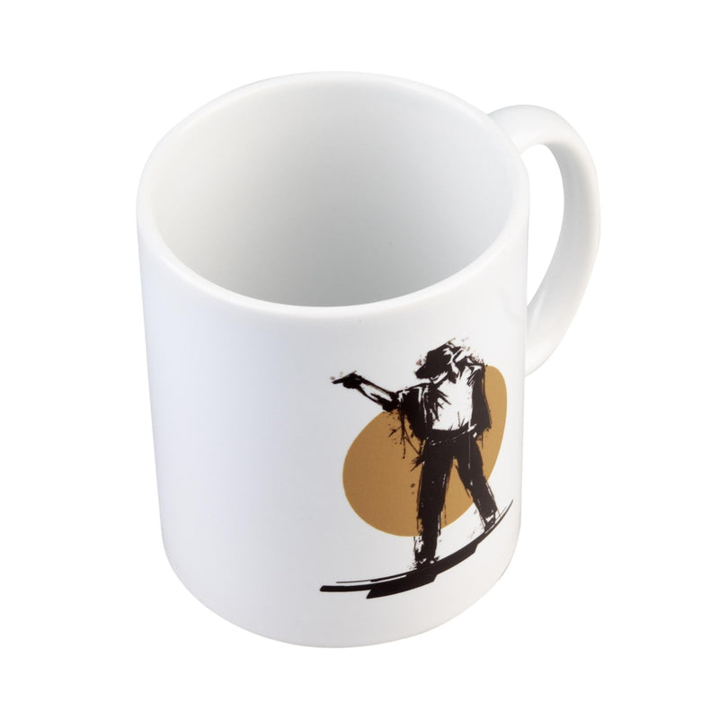 Grupo Erik Tazza Michael Jackson, King of Pop - Tazza Colazione Ceramica con Colori Vivaci e Stampa di Alta Qualità 350 ml, Adatte a Lavastoviglie e Microonde | Tazzine Caffe Particolari