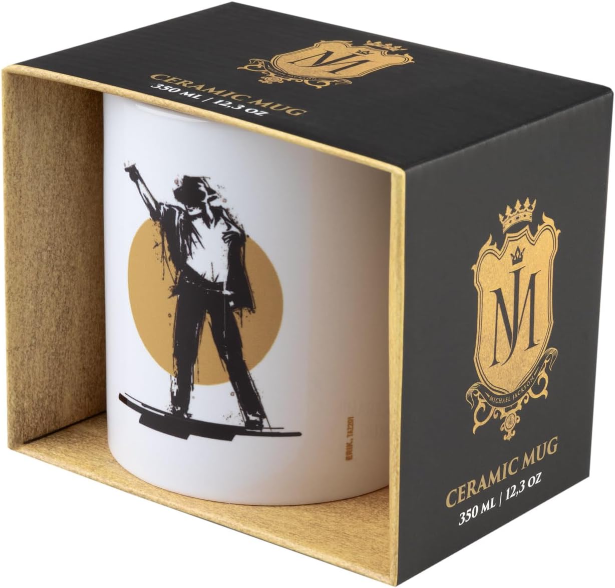Michael Jackson Mug King Of Pop White 350 Ml