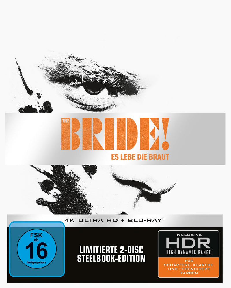 The Bride! - Es lebe die Braut (Steelbook, 4K-UHD+Blu-ray