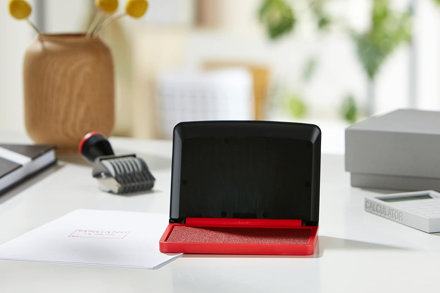 COLOP Micro 2 Stamp Pad - Red | 109672 | Rubber Stamp Ink Pad