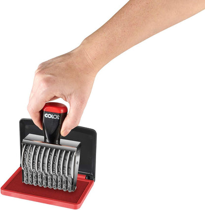 COLOP Micro 2 Stamp Pad - Red | 109672 | Rubber Stamp Ink Pad