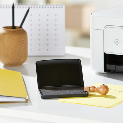 COLOP Micro 2 Stamp Pad - Black | 109666 | Rubber Stamp Ink Pad - 110x70mm