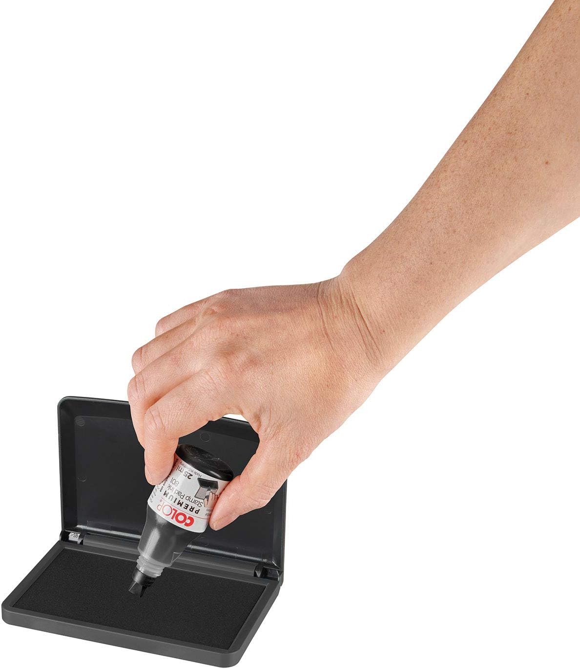 COLOP Micro 2 Stamp Pad - Black | 109666 | Rubber Stamp Ink Pad - 110x70mm