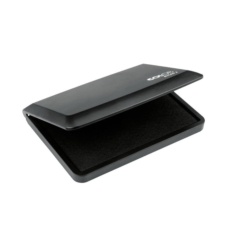 COLOP Micro 2 Stamp Pad - Black | 109666 | Rubber Stamp Ink Pad - 110x70mm