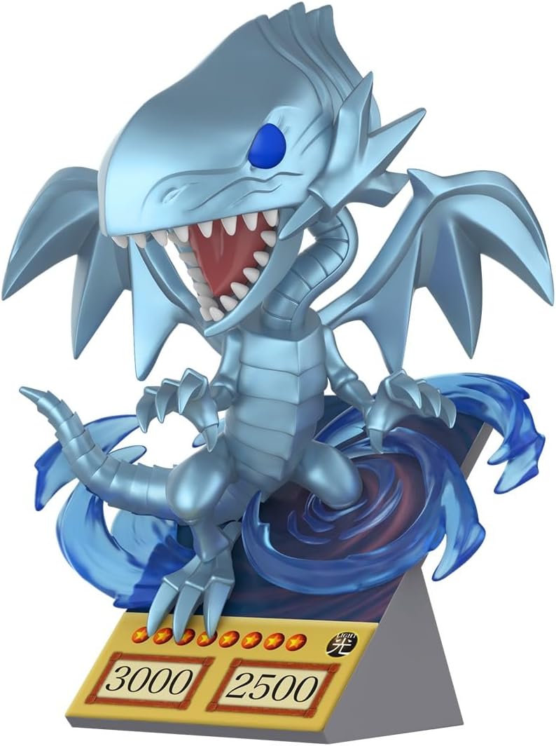 Funko POP! Premium: Yu-Gi-Oh! - Blue Eyes White Dragon - Card - Collectable Vinyl Figure - Gift Idea - Official Merchandise - Toys For Kids & Adults - Model Figure for Collectors and Display