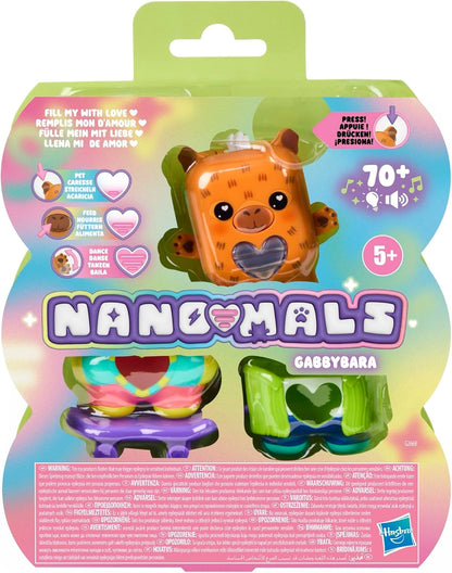 Gabbybara the Capybara, Electronic Pet Toy, 70+ Responses, Interactive Fidget Toys for Girls & Boys Ages 5+